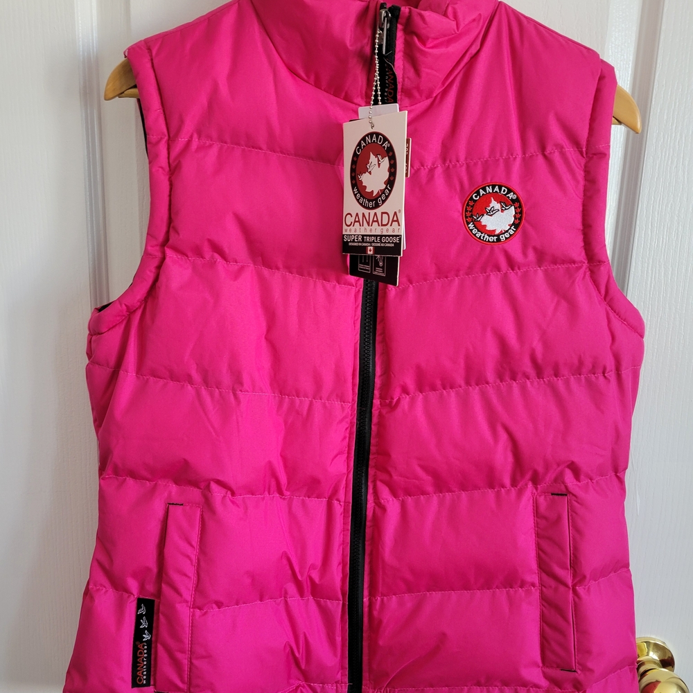 Canada Pink Women's Quilted Vest
